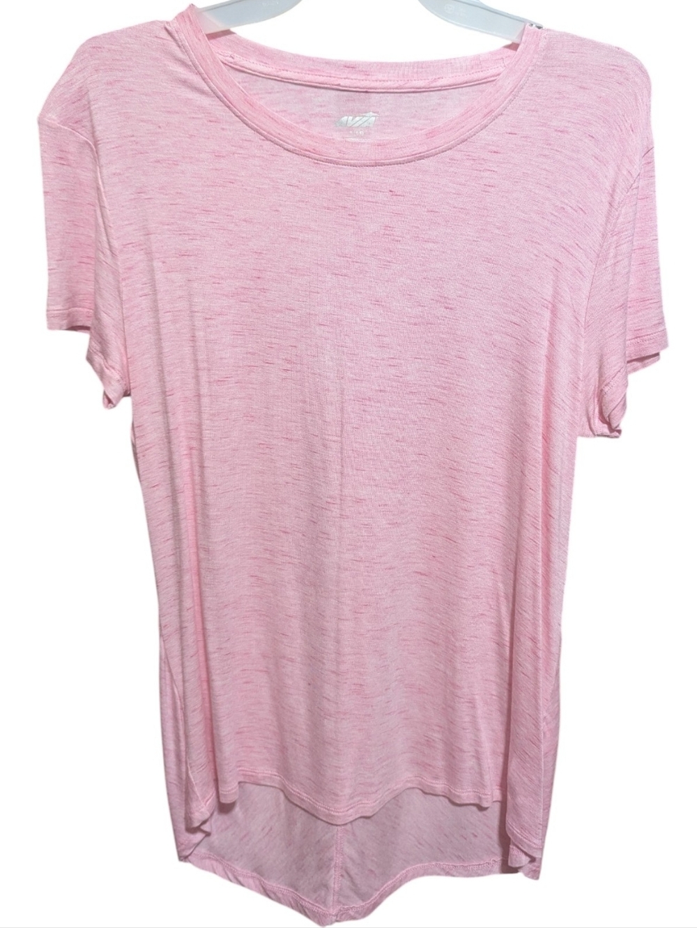 AVIA women's short sleeve shirt size Small (4-6)  pink  w-121